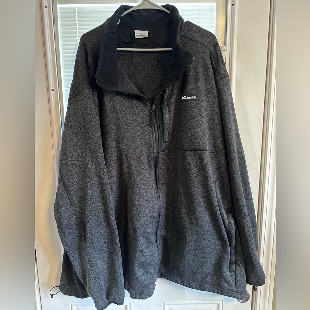 Columbia Men's Dark Gray Zip-Up Sweater